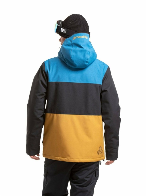 Meatfly Meatfly pánska SNB & SKI bunda Manifold Wood / Blue