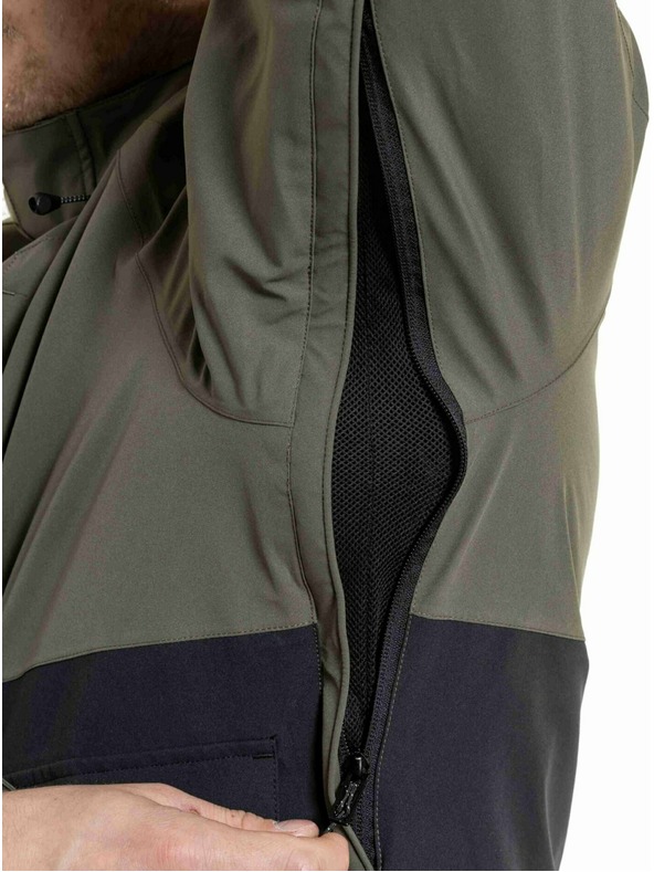 Meatfly Meatfly pánska SNB & SKI bunda Vertigo Olive Dark / Black