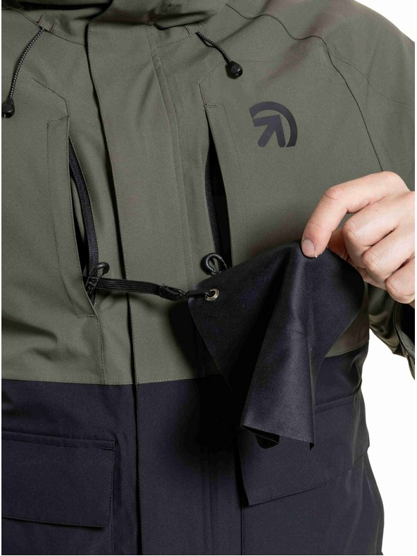 Meatfly Meatfly pánska SNB & SKI bunda Vertigo Olive Dark / Black