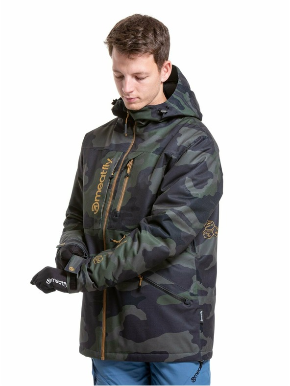 Meatfly Meatfly pánska SNB & SKI bunda Helios Rampage Camo