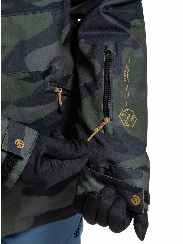 Meatfly Meatfly pánska SNB & SKI bunda Helios Rampage Camo