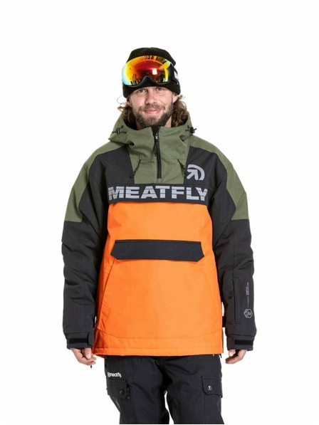 Meatfly Meatfly pánska SNB & SKI bunda Zenith Orange / Black