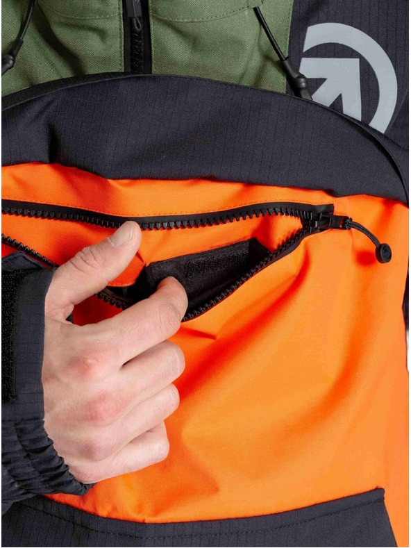 Meatfly Meatfly pánska SNB & SKI bunda Zenith Orange / Black