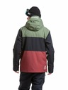 Meatfly Meatfly pánska SNB & SKI bunda Manifold Bronze Green / Merlot