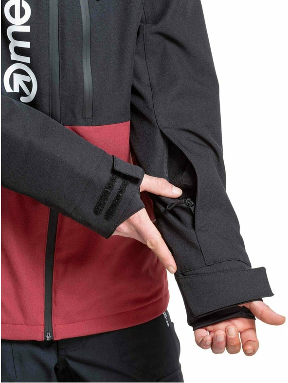 Meatfly Meatfly pánska SNB & SKI bunda Manifold Bronze Green / Merlot