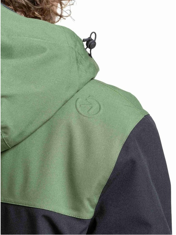 Meatfly Meatfly pánska SNB & SKI bunda Manifold Bronze Green / Merlot