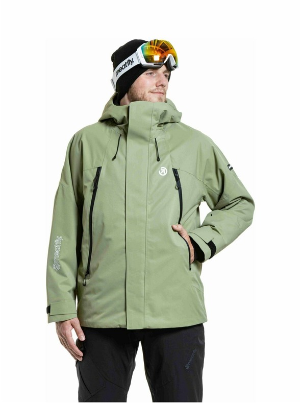 Meatfly Meatfly pánska SNB & SKI bunda Acha Olive Light