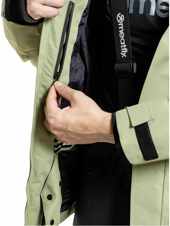 Meatfly Meatfly pánska SNB & SKI bunda Acha Olive Light