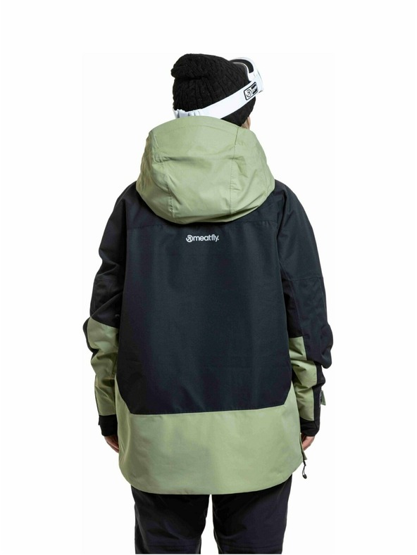 Meatfly Meatfly unisex SNB & SKI bunda Maddie Black / Olive Light