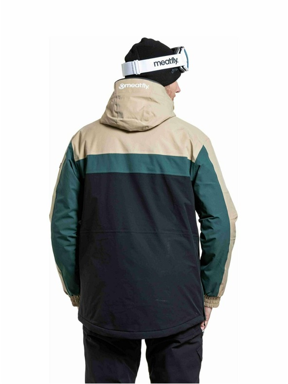 Meatfly Meatfly pánska SNB & SKI bunda Zenith Black / Safari