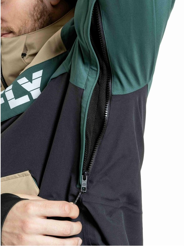 Meatfly Meatfly pánska SNB & SKI bunda Zenith Black / Safari