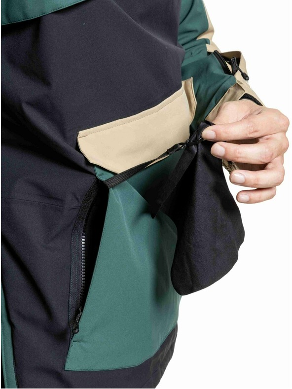 Meatfly Meatfly pánska SNB & SKI bunda Zenith Black / Safari