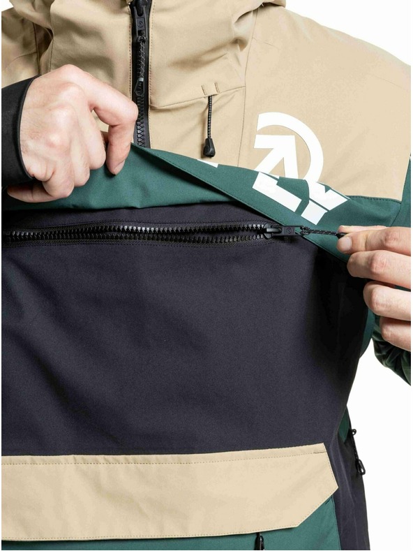 Meatfly Meatfly pánska SNB & SKI bunda Zenith Black / Safari