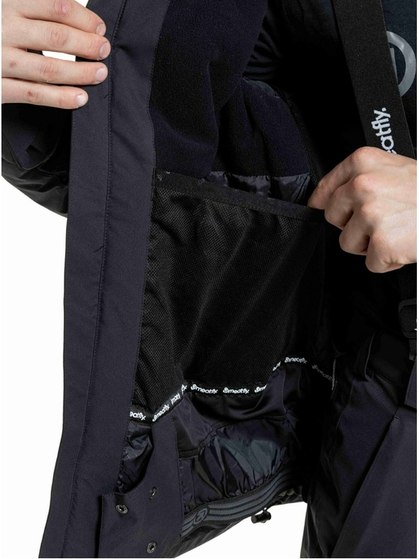Meatfly Meatfly pánska SNB & SKI bunda Manifold Black