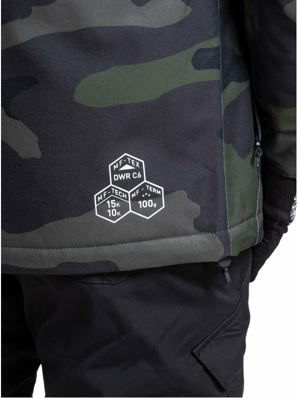 Meatfly Meatfly pánska SNB & SKI bunda Manifold Rampage Camo