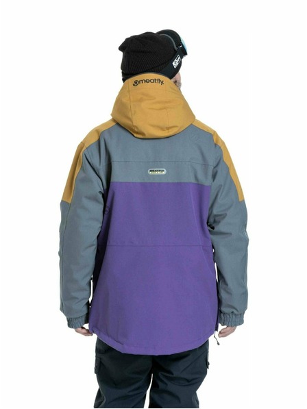 Meatfly Meatfly pánska SNB & SKI bunda Zenith Dark Grey / Petunia