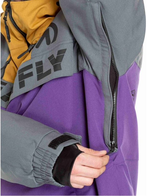 Meatfly Meatfly pánska SNB & SKI bunda Zenith Dark Grey / Petunia