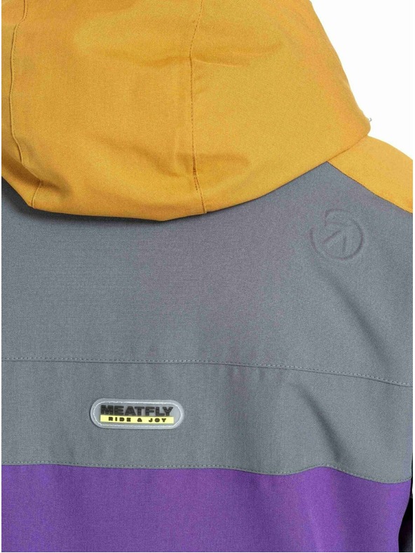 Meatfly Meatfly pánska SNB & SKI bunda Zenith Dark Grey / Petunia