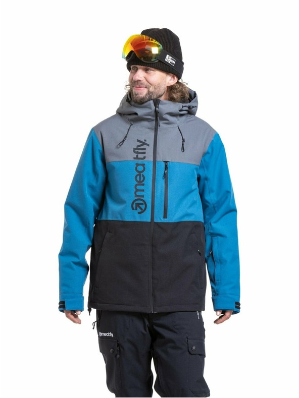Meatfly Meatfly pánska SNB & SKI bunda Manifold Blue / Black