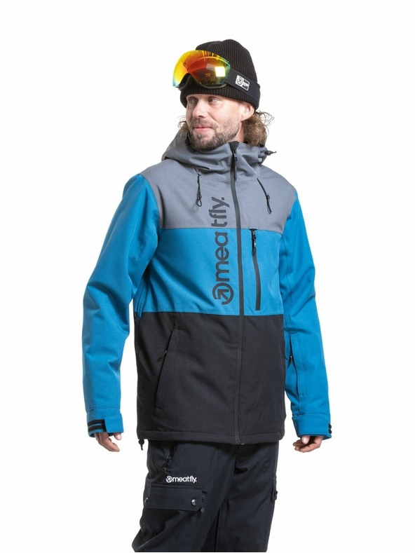 Meatfly Meatfly pánska SNB & SKI bunda Manifold Blue / Black