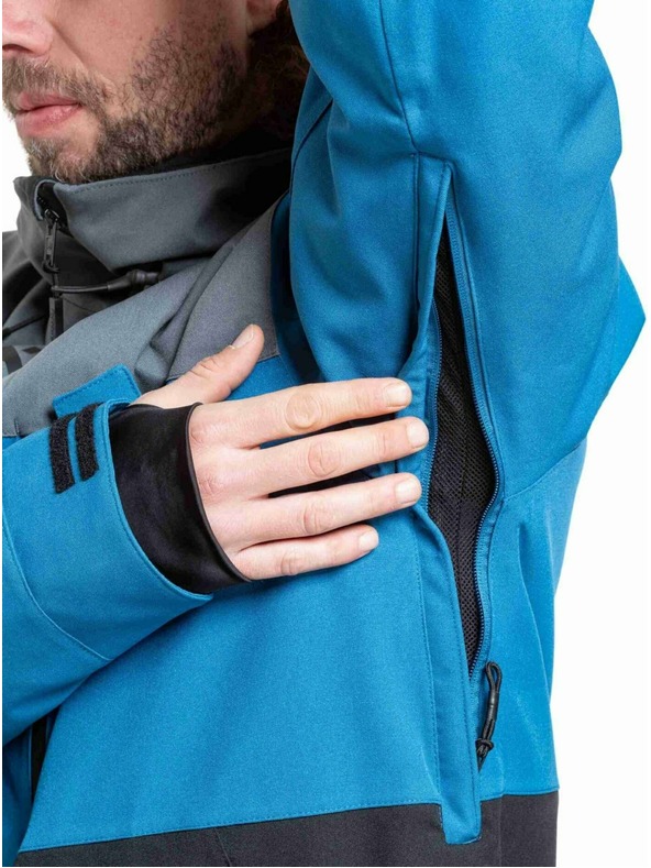 Meatfly Meatfly pánska SNB & SKI bunda Manifold Blue / Black