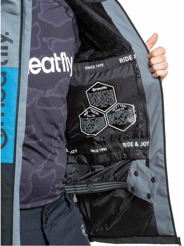 Meatfly Meatfly pánska SNB & SKI bunda Manifold Blue / Black
