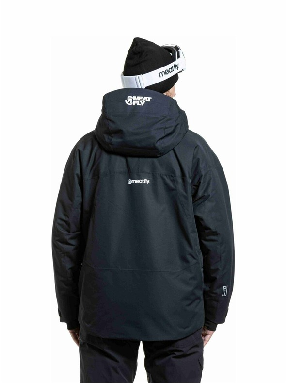 Meatfly Meatfly pánska SNB & SKI bunda Shader Black
