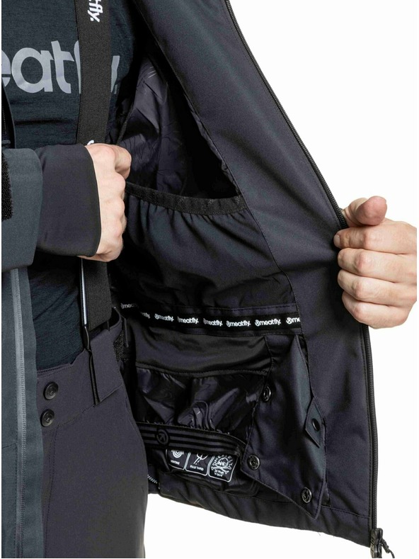 Meatfly Meatfly pánska SNB & SKI bunda Shader Black