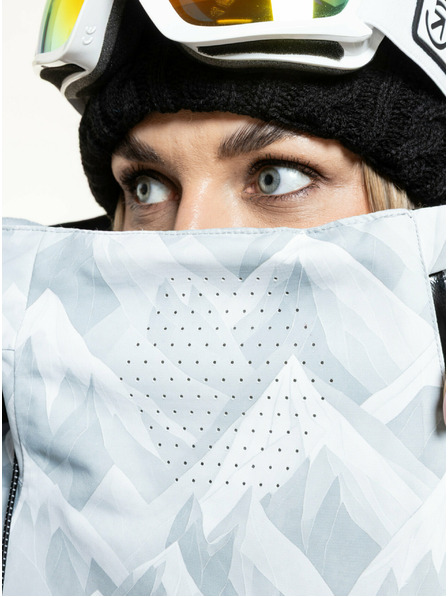 Meatfly Meatfly unisex SNB & SKI bunda Maddie White Camo / Black