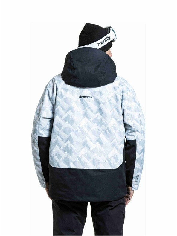 Meatfly Meatfly unisex SNB & SKI bunda Maddie White Camo / Black