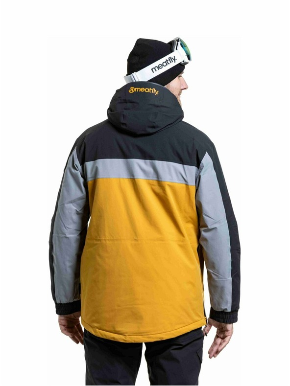 Meatfly Meatfly pánska SNB & SKI bunda Zenith Chai Tea / Black