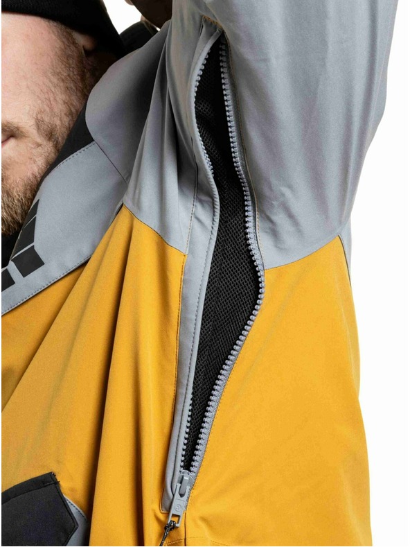 Meatfly Meatfly pánska SNB & SKI bunda Zenith Chai Tea / Black