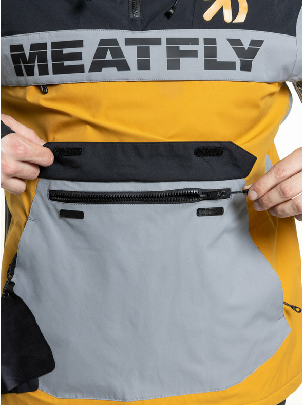 Meatfly Meatfly pánska SNB & SKI bunda Zenith Chai Tea / Black