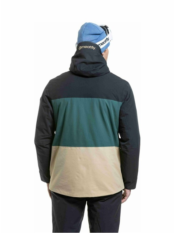 Meatfly Meatfly pánska SNB & SKI bunda Manifold Black / Safari