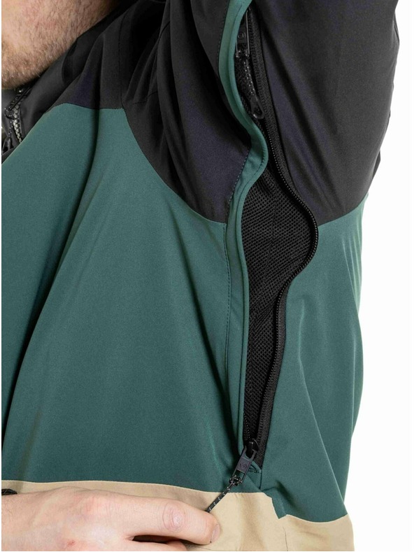 Meatfly Meatfly pánska SNB & SKI bunda Manifold Black / Safari