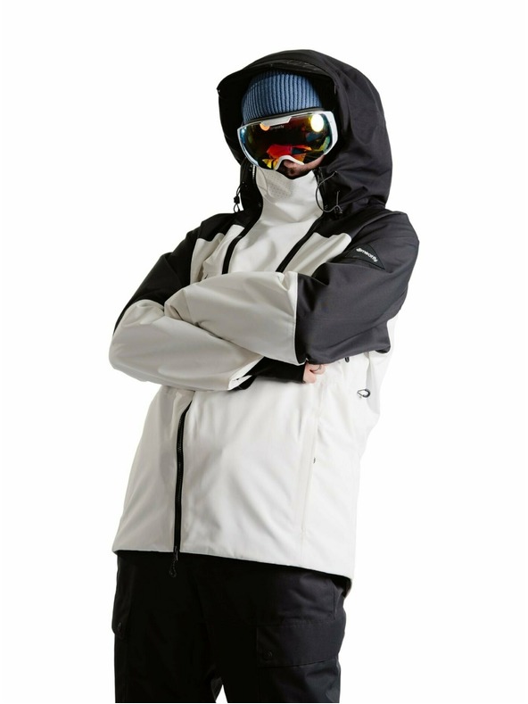 Meatfly Meatfly pánska SNB & SKI bunda Blake Clouds White