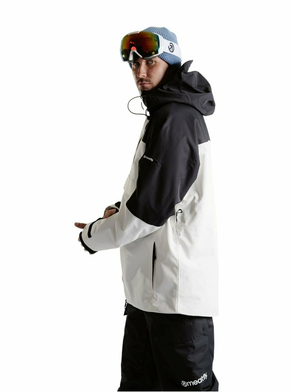 Meatfly Meatfly pánska SNB & SKI bunda Blake Clouds White