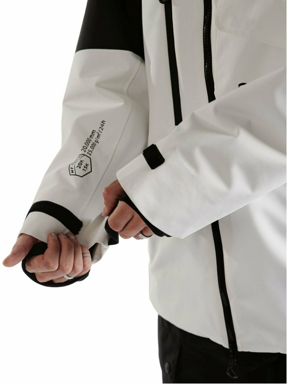 Meatfly Meatfly pánska SNB & SKI bunda Blake Clouds White