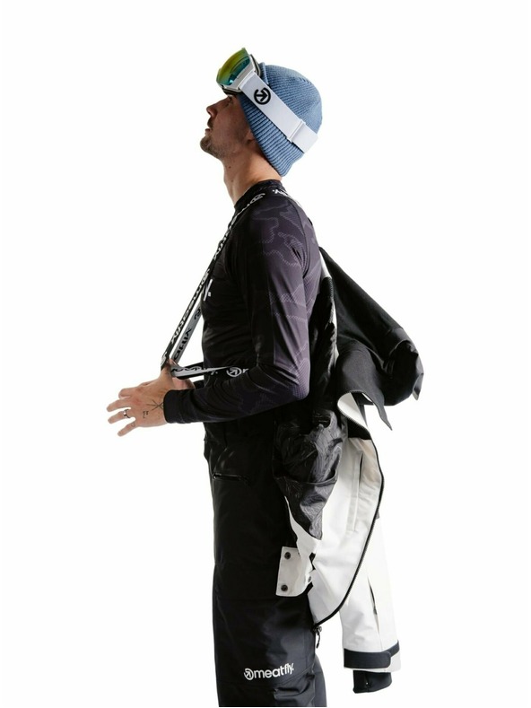 Meatfly Meatfly pánska SNB & SKI bunda Blake Clouds White