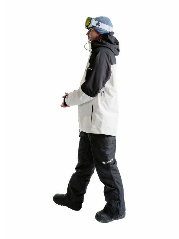 Meatfly Meatfly pánska SNB & SKI bunda Blake Clouds White