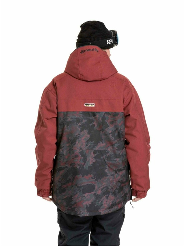 Meatfly Meatfly pánska SNB & SKI bunda Zenith Wine Mossy