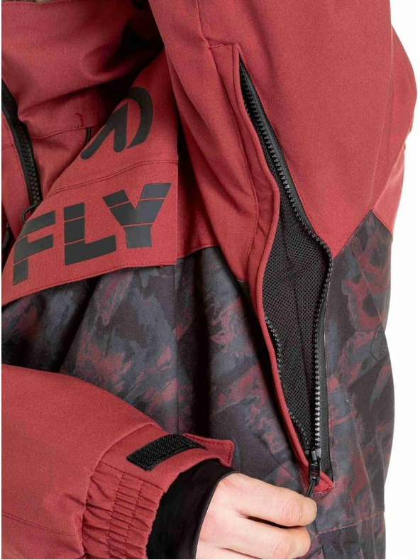 Meatfly Meatfly pánska SNB & SKI bunda Zenith Wine Mossy