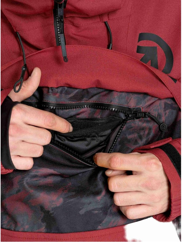 Meatfly Meatfly pánska SNB & SKI bunda Zenith Wine Mossy