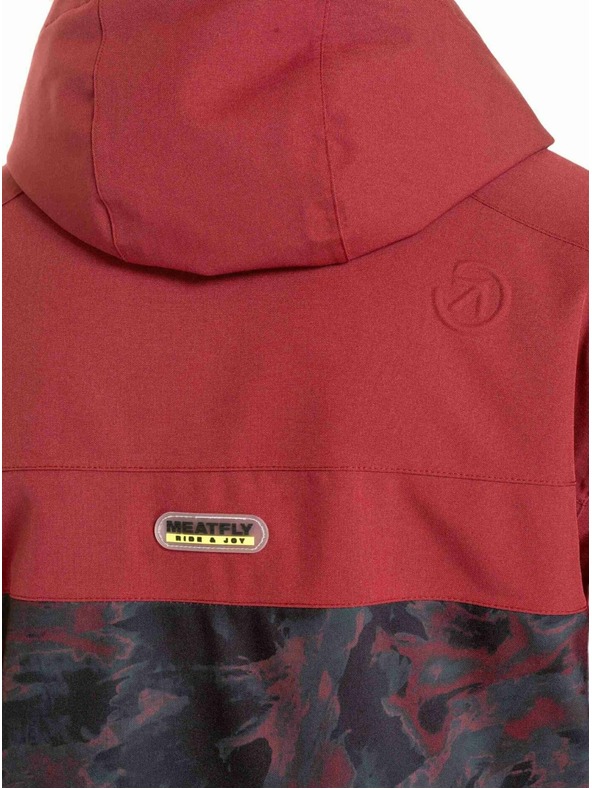 Meatfly Meatfly pánska SNB & SKI bunda Zenith Wine Mossy