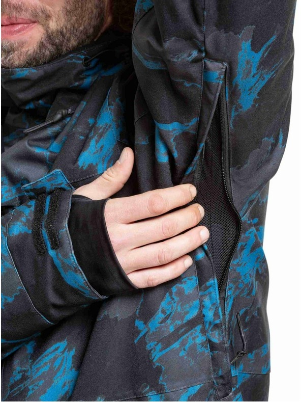 Meatfly Meatfly pánska SNB & SKI bunda Manifold Blue Mossy