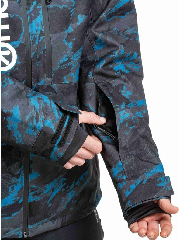 Meatfly Meatfly pánska SNB & SKI bunda Manifold Blue Mossy