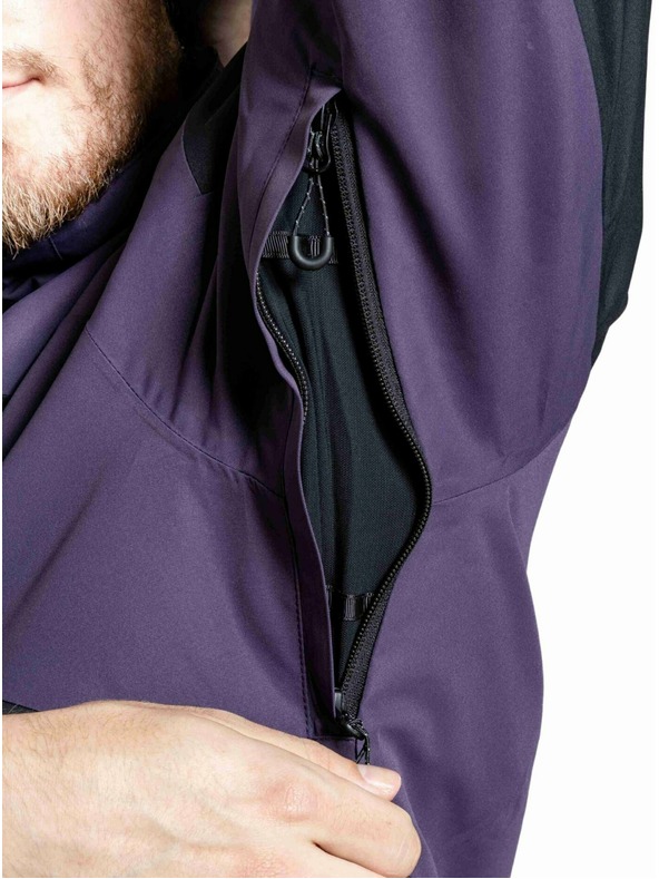 Meatfly Meatfly pánska SNB & SKI bunda Shader Botanical Purple