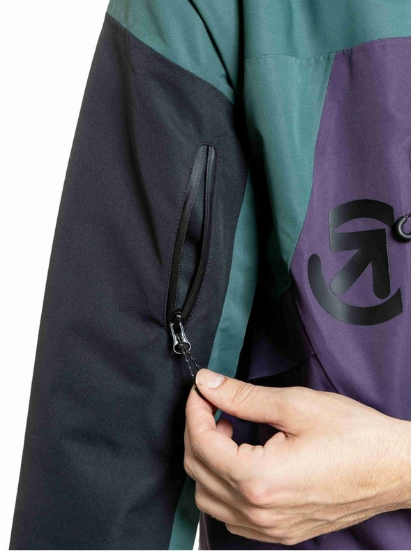 Meatfly Meatfly pánska SNB & SKI bunda Shader Botanical Purple