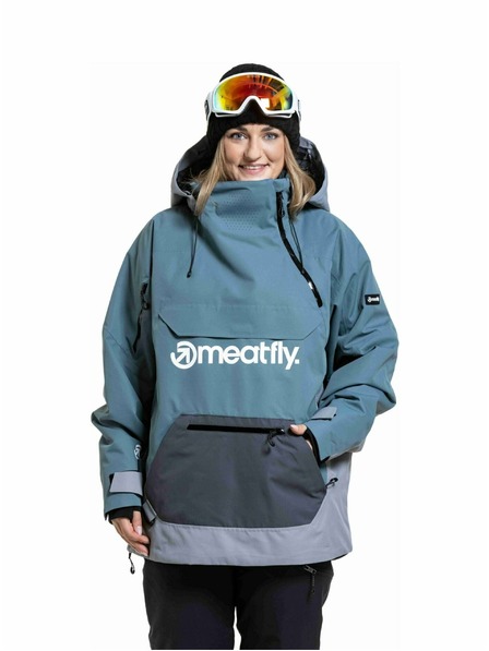 Meatfly Meatfly unisex SNB & SKI bunda Maddie Blue Sea / Silver