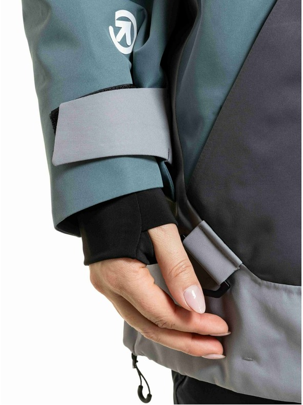 Meatfly Meatfly unisex SNB & SKI bunda Maddie Blue Sea / Silver